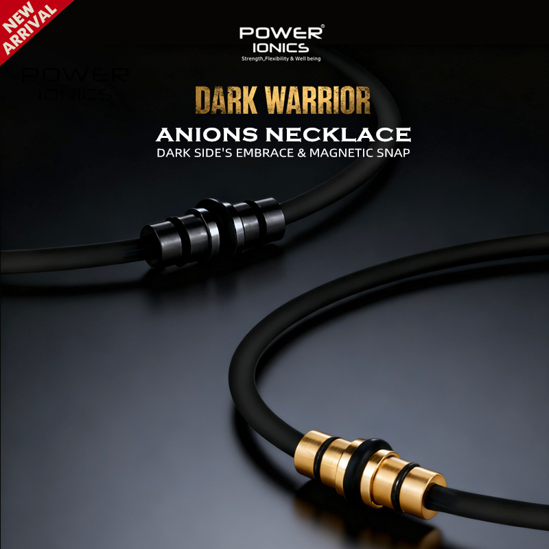 Ansi Chain - POWER IONICS Dark Warrior Siyah Altın