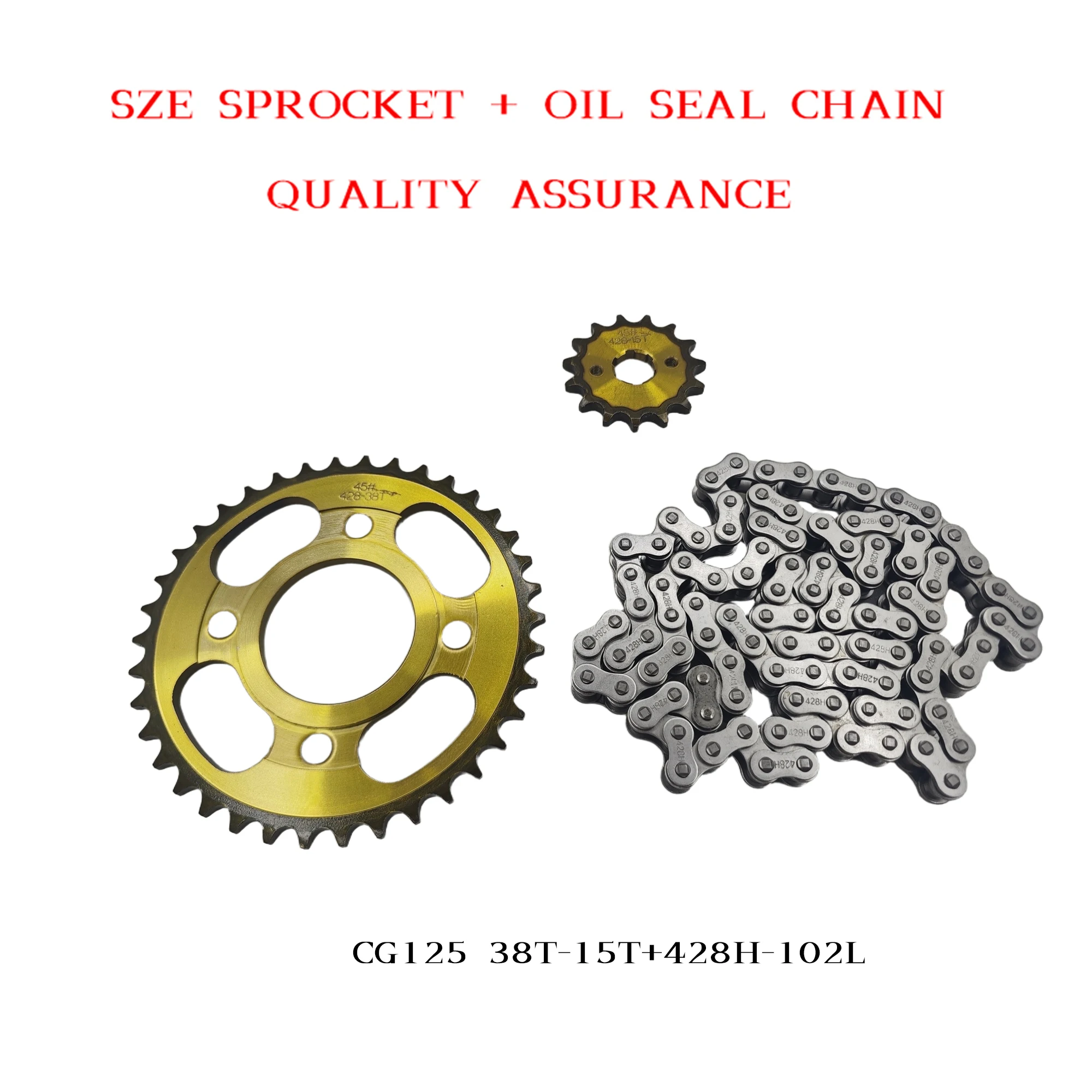 CG125 38T+15T 428H-102L Sessiz - 428 Chain incelemesi ve fiyatı